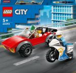 LEGO City Police 60392 Biljakt med polismotorcykel|