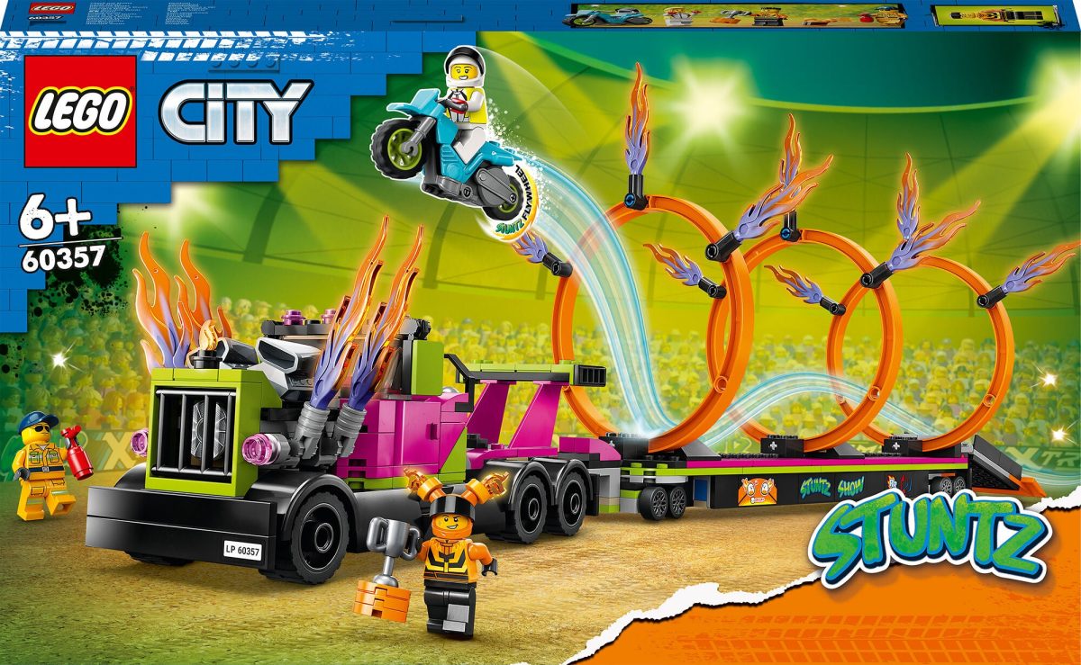 LEGO City Stuntz 60357 Stuntbil och eldringsutmaning|