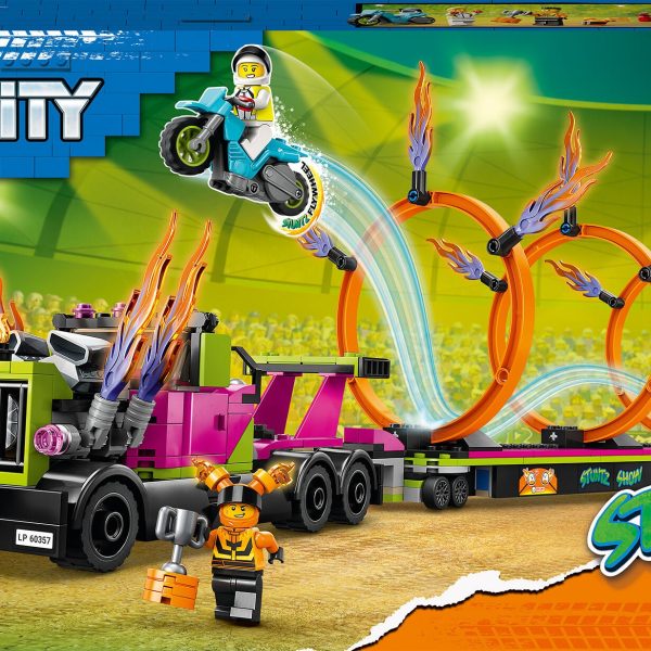 LEGO City Stuntz 60357 Stuntbil och eldringsutmaning|