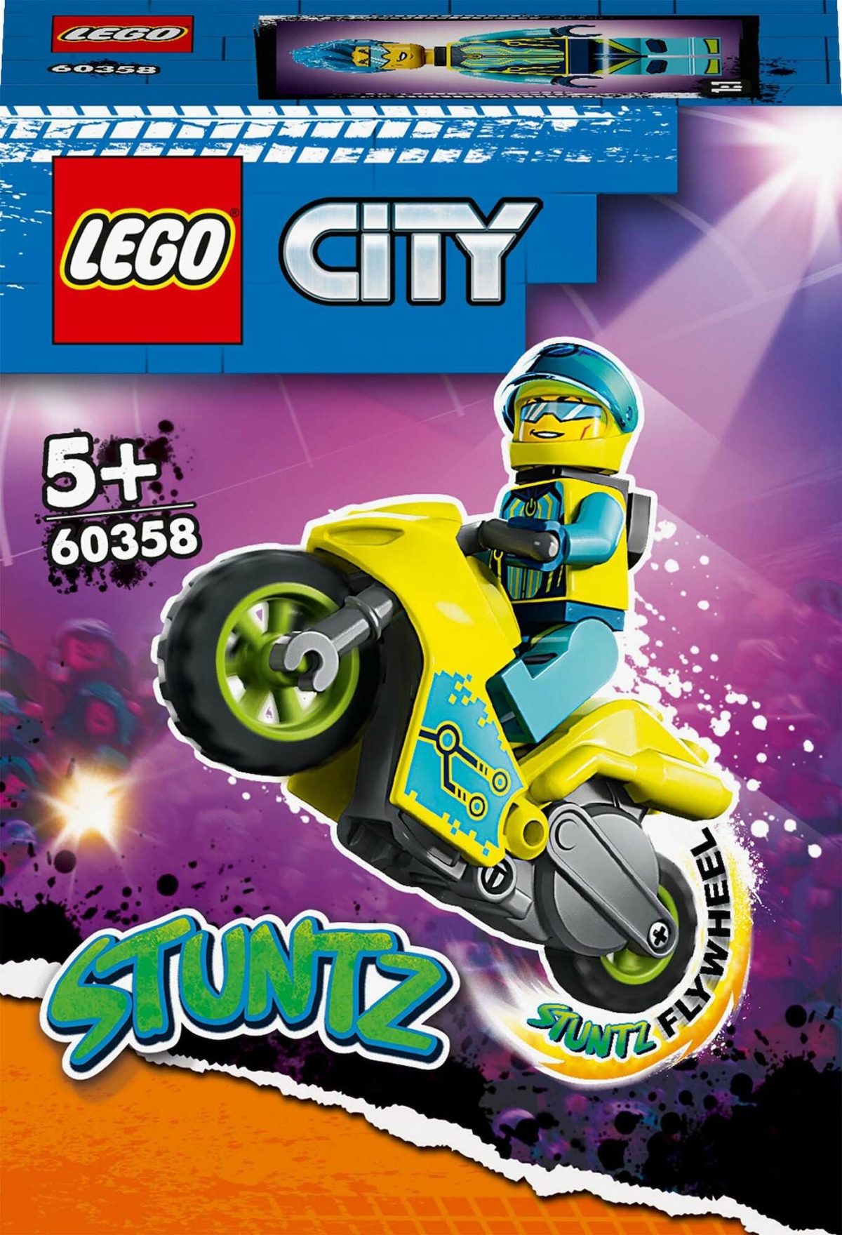 LEGO City Stuntz 60358 Cyberstuntcykel|