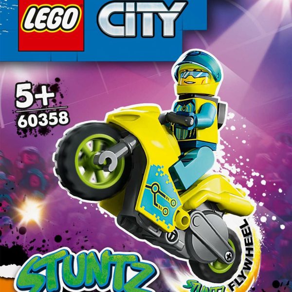 LEGO City Stuntz 60358 Cyberstuntcykel|