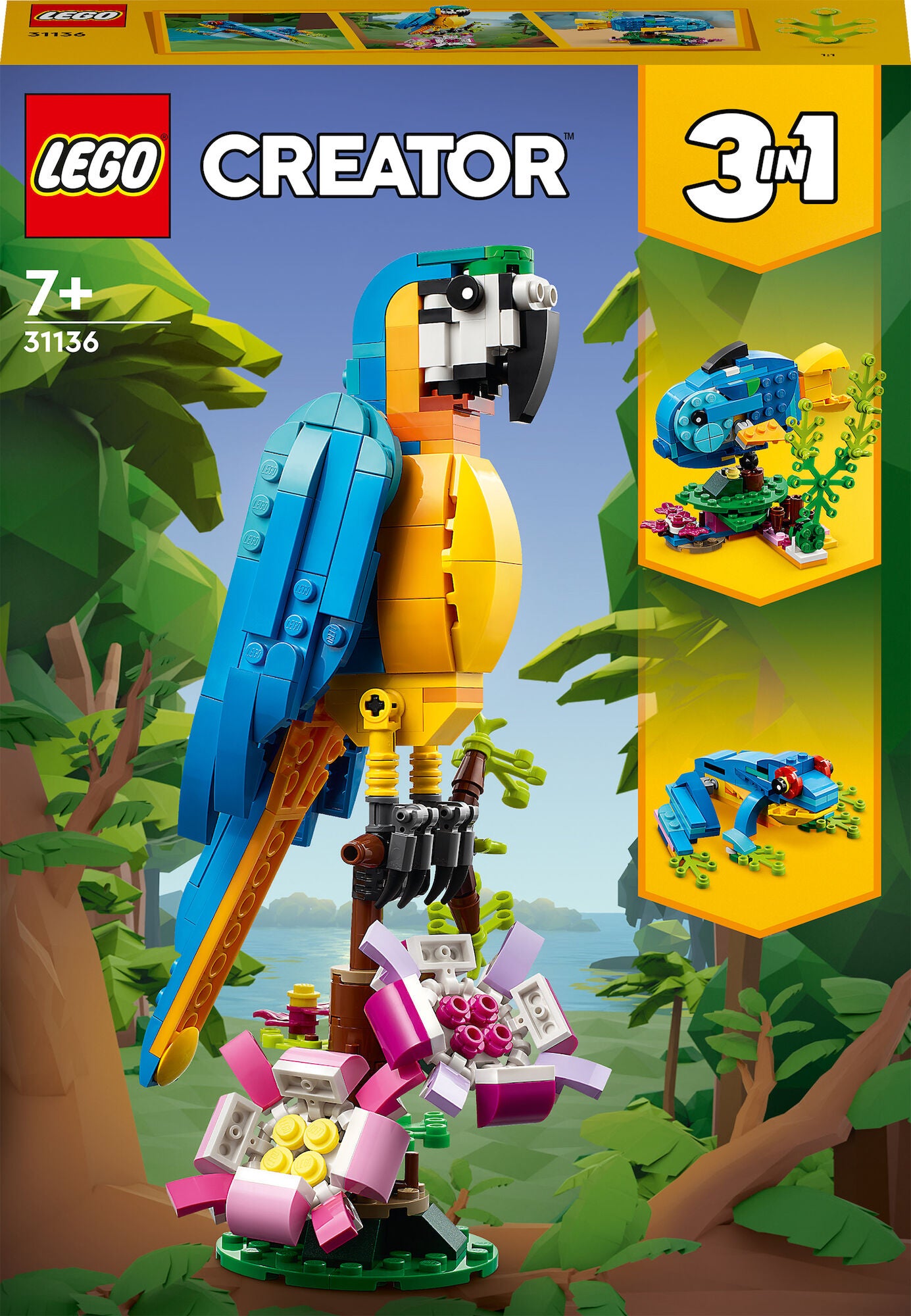 LEGO Creator 31136 Exotisk papegoja|