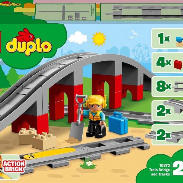 LEGO DUPLO Town 10872 Tågbro Och Spår|