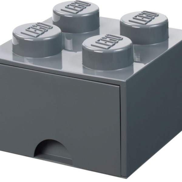 LEGO Förvaring Med Låda 4|Dark Grey