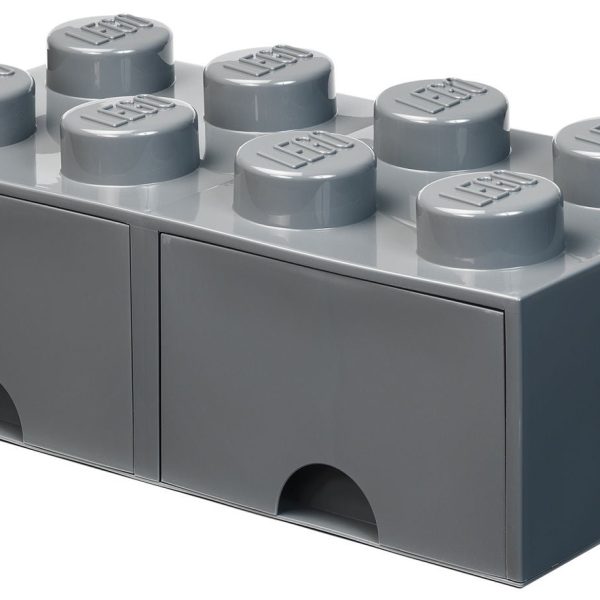 LEGO Förvaring Med Låda 8|Dark Grey