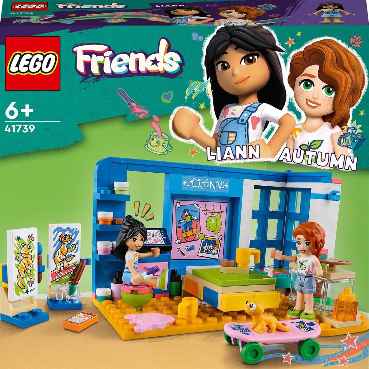 LEGO Friends 41739 Lianns rum|