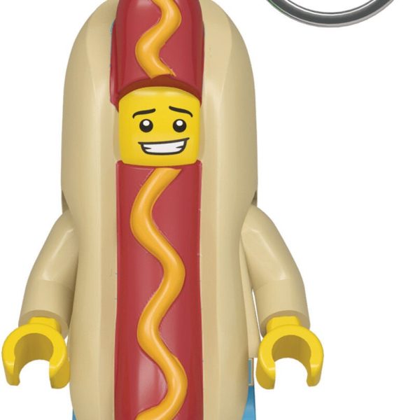 LEGO Iconic Hot Dog Man Nyckelring med LED-lampa|