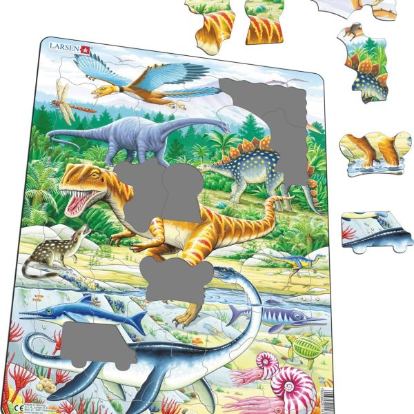 Larsen Dinosaurier Rampussel 35 Bitar|