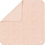 Lässig Interlock Filt 80x80|Dots Pink