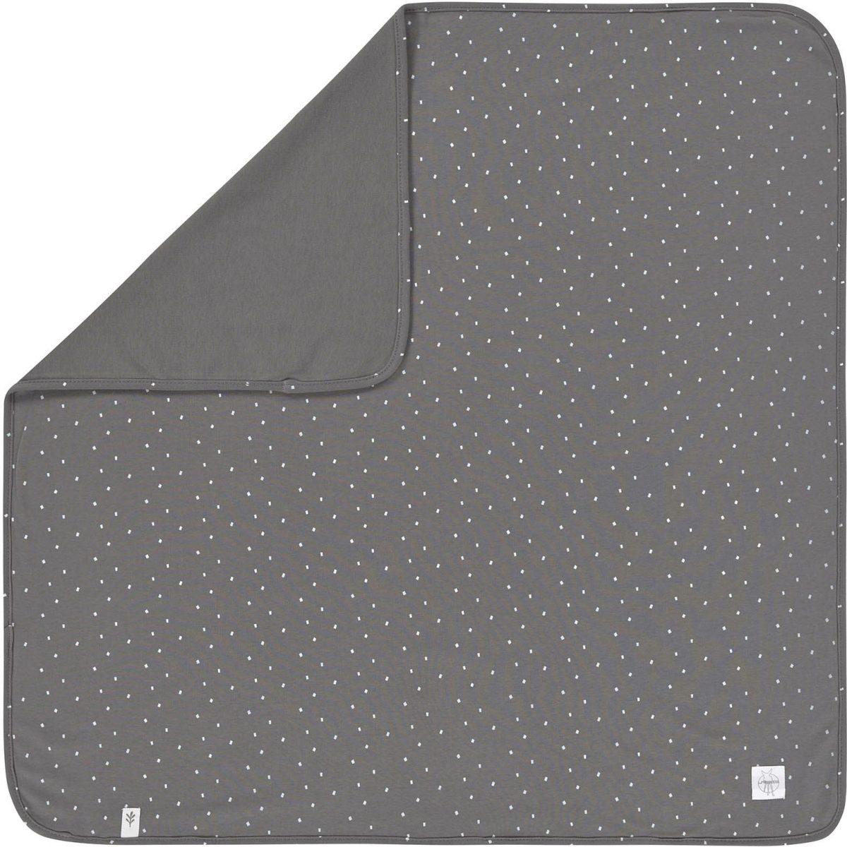 Lässig Interlock Filt 80x80|Spots Grey