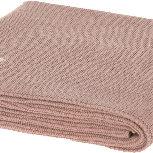 Lässig Stickad Filt 80x100|Frizzy Rose