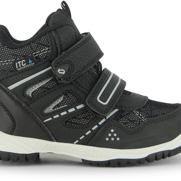 Leaf Kasuri WP Mid Sneakers|Black