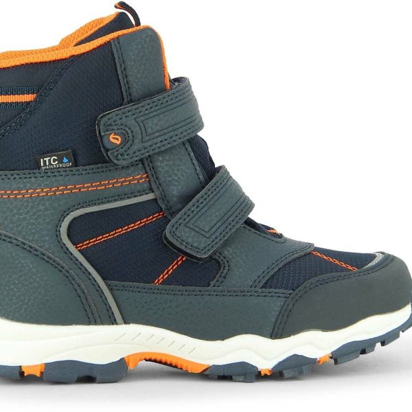 Leaf Siljan Vinterkängor|Navy/Orange