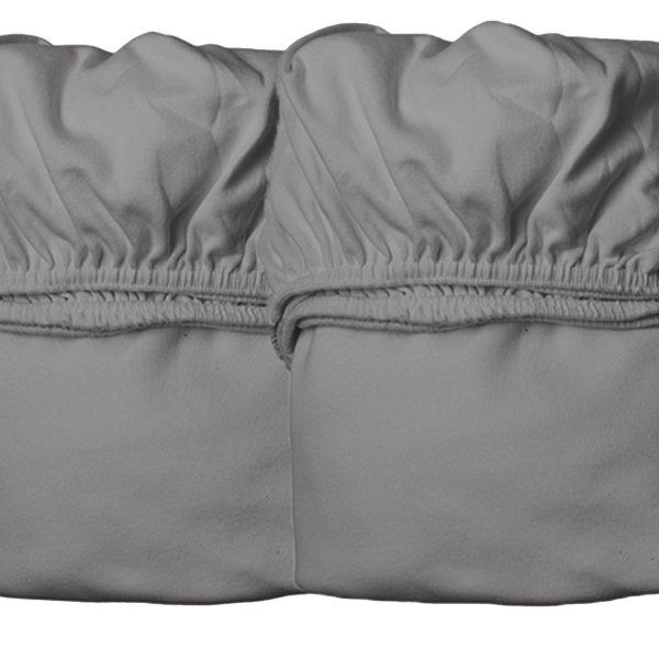 Leander Dra-På-Lakan 2-pack 60x115|Cool Grey