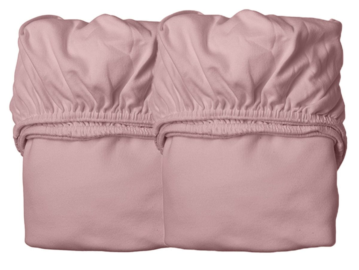 Leander Dra-På-Lakan 2-pack 60x115|Dusty Rose