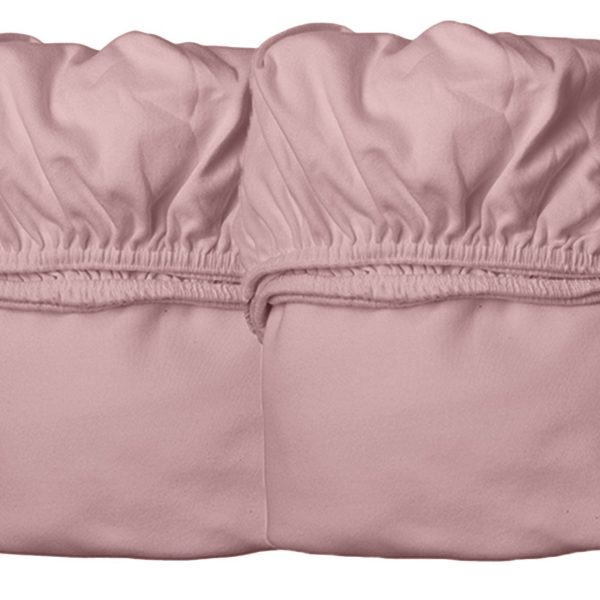 Leander Dra-På-Lakan 2-pack 60x115|Dusty Rose