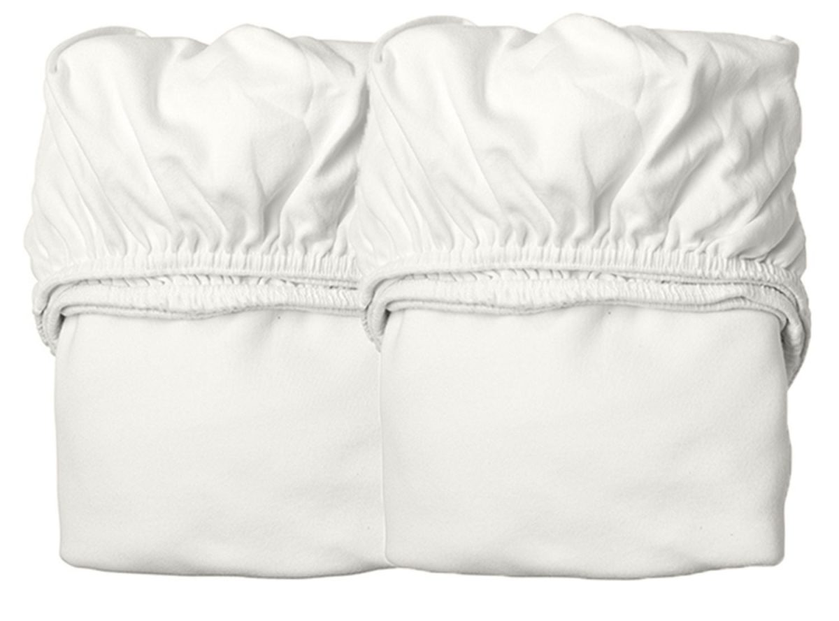 Leander Dra-På-Lakan 2-pack 60x115|Snow