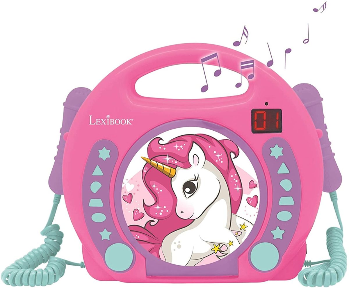 Lexibook Unicorn Karaokemaskin|Ljusblå