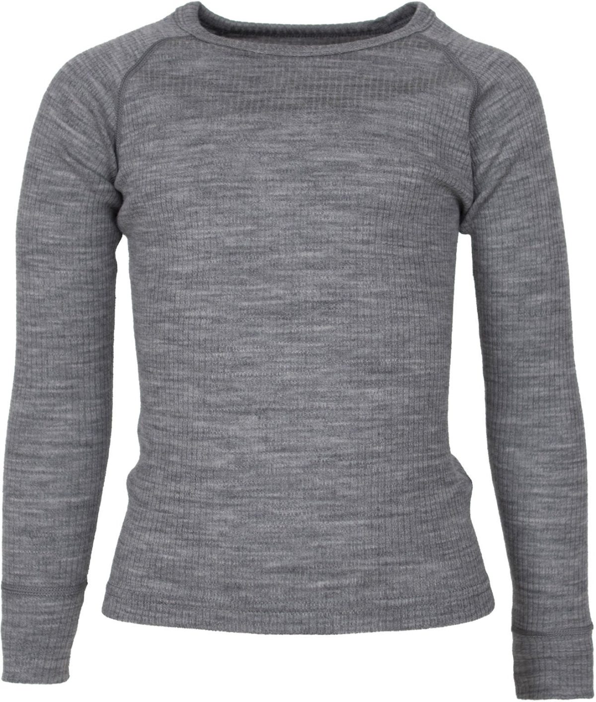 Lindberg Rib Merino Underställ|Grey Melange