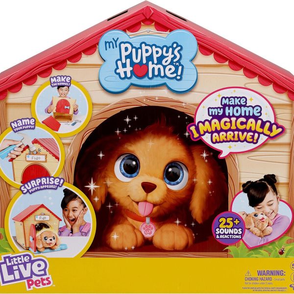 Little Live Pets My Puppy's Home Hund med Hundkoja|