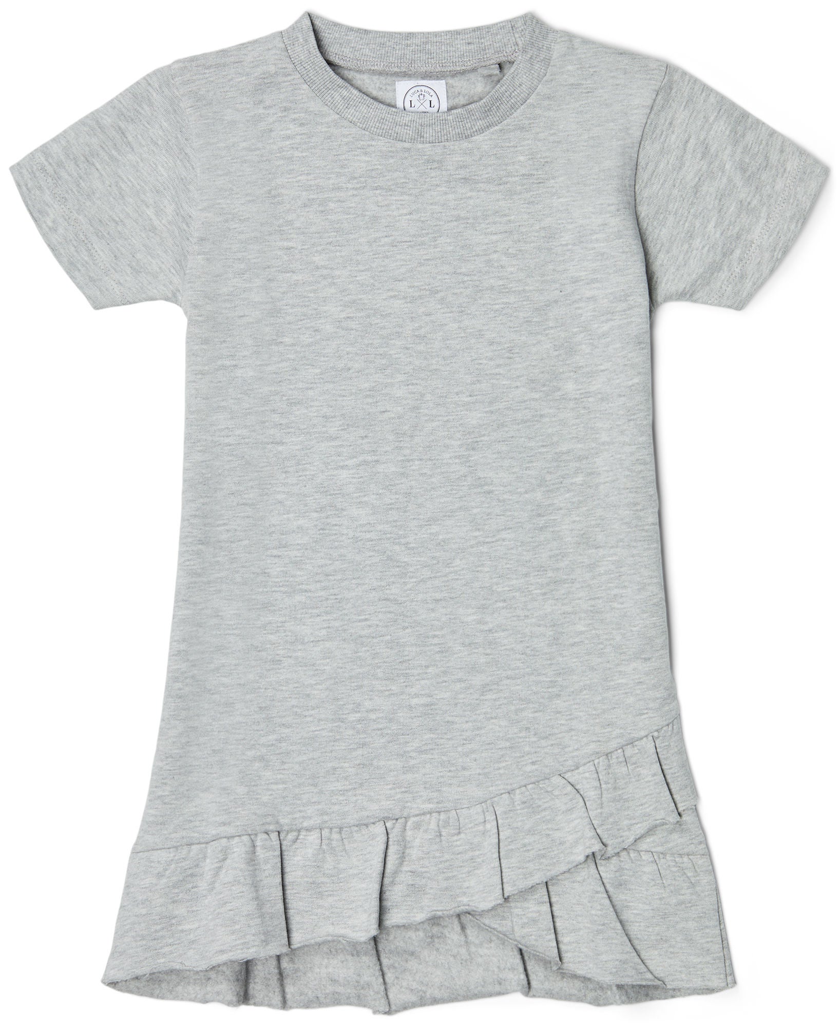 Luca &  Lola Ada Klänning|Grey Melange 110-116