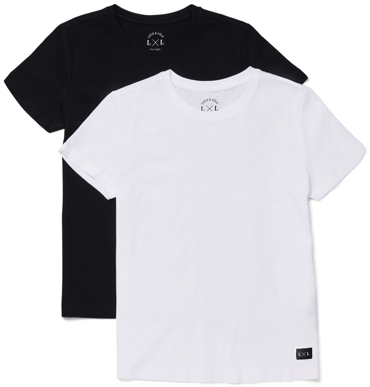 Luca &  Lola Adelmo T-Shirt 2-pack|Black/White 134-140