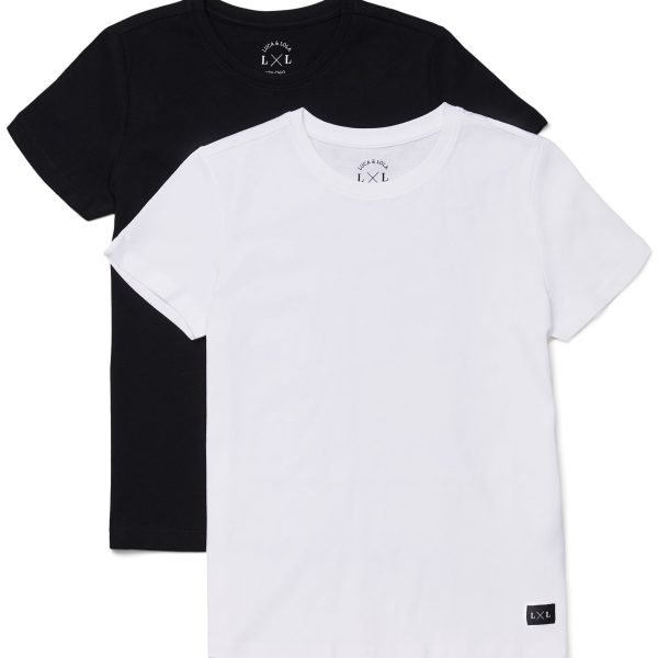 Luca &  Lola Adelmo T-Shirt 2-pack|Black/White 134-140