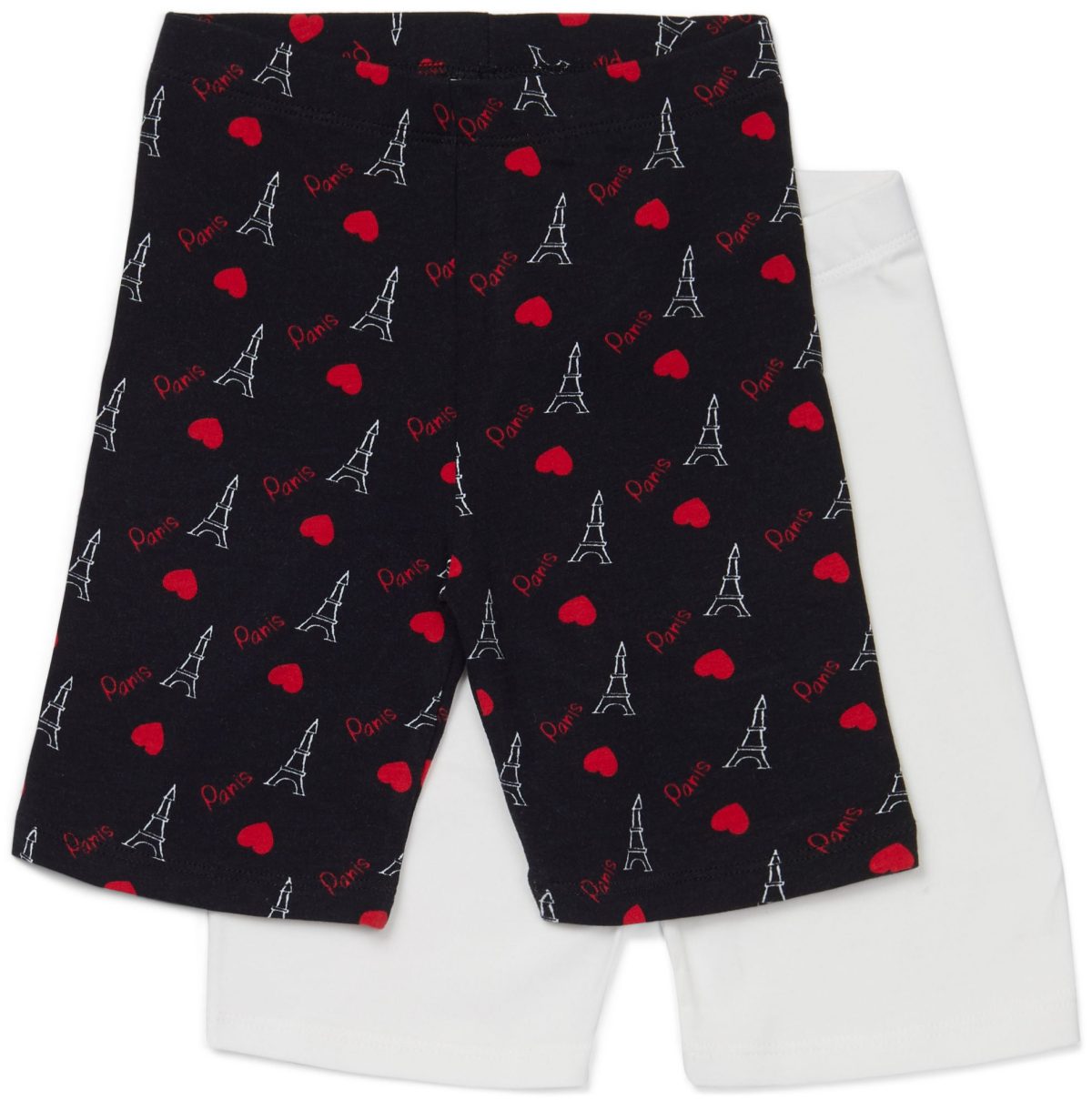 Luca &  Lola Agnese Cykelbyxa 2-Pack|Black/Red 98-104