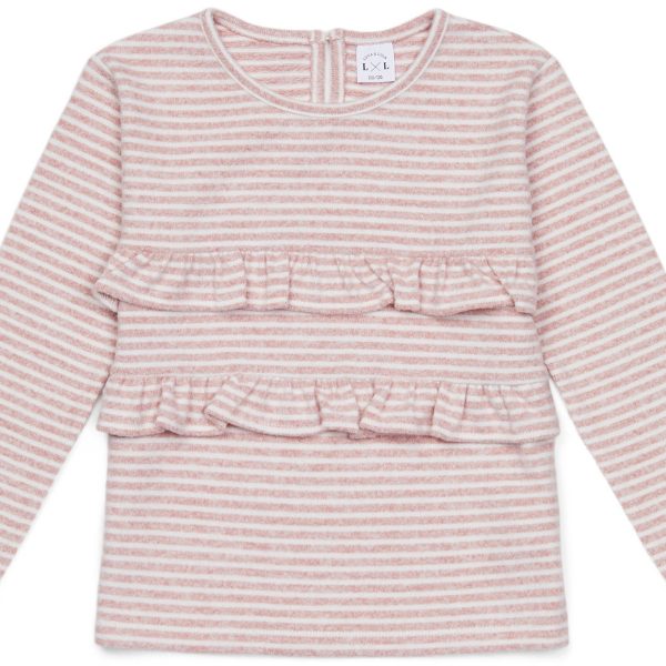 Luca &  Lola Asia Tröja|Pink Stripes 110-116