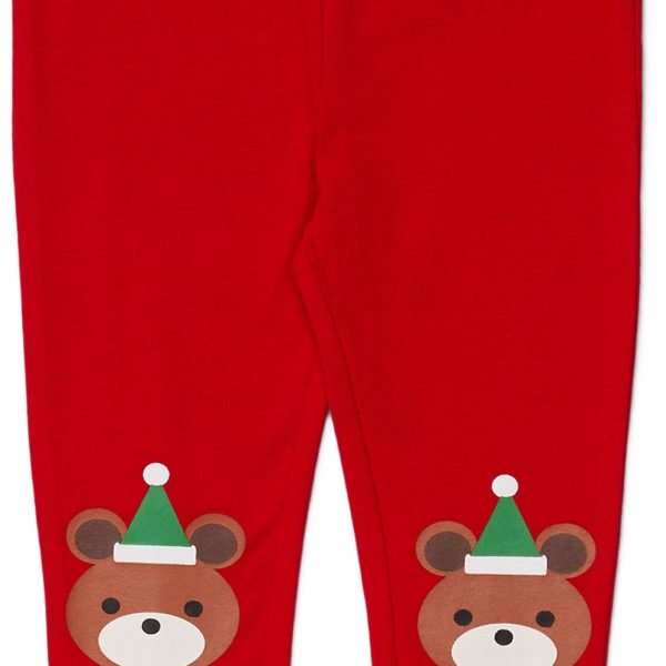Luca &  Lola Baby Leggings Merry Babylove|Red 56