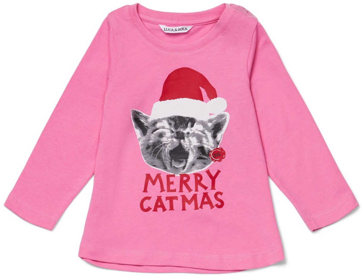 Luca &  Lola Baby Topp Merry Catbaby|Pink 56
