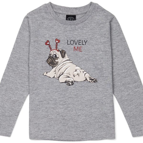 Luca &  Lola Dalenna Långärmad T-shirt|Grey Melange 122-128