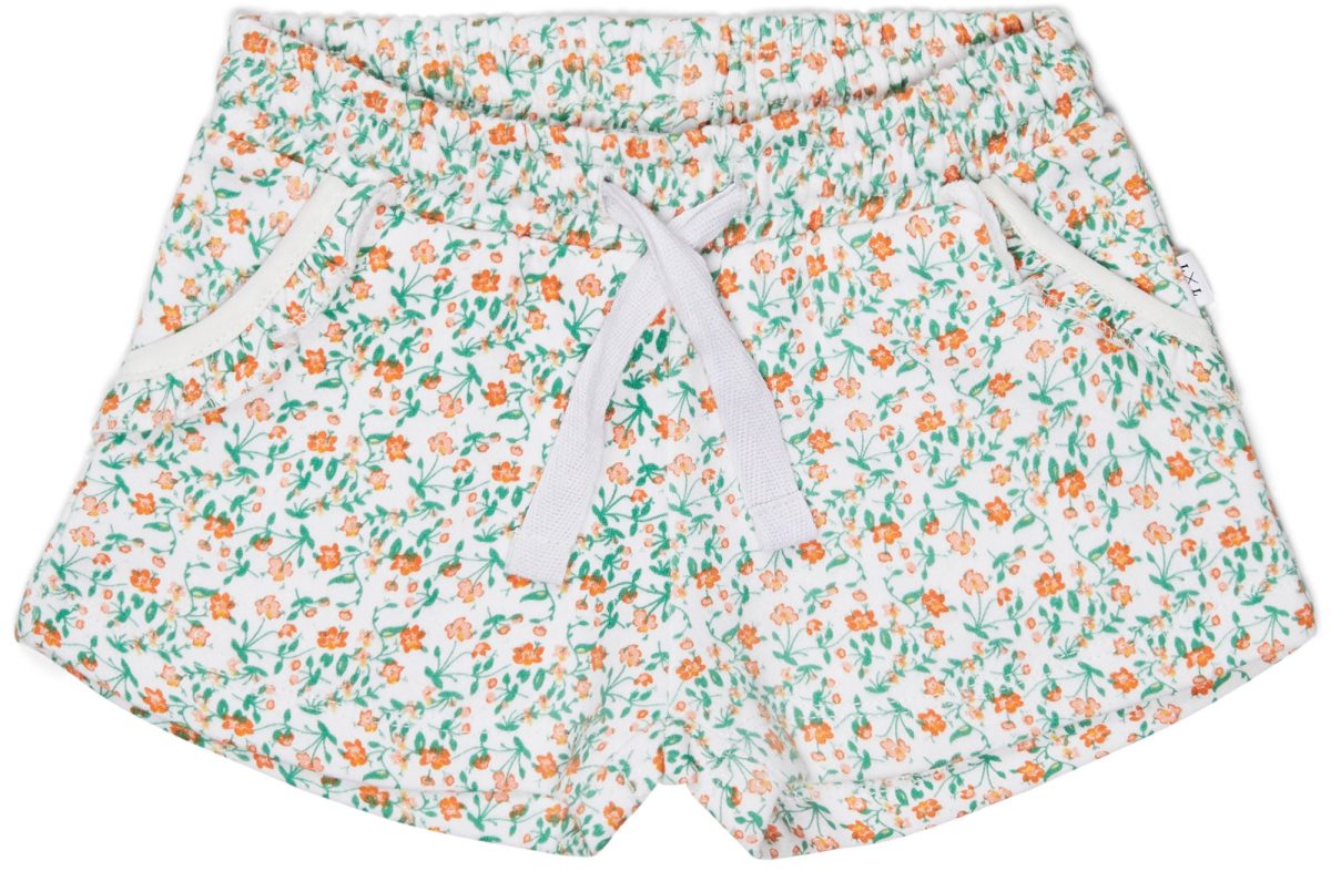 Luca &  Lola Duna Shorts|White/Flowers 122-128