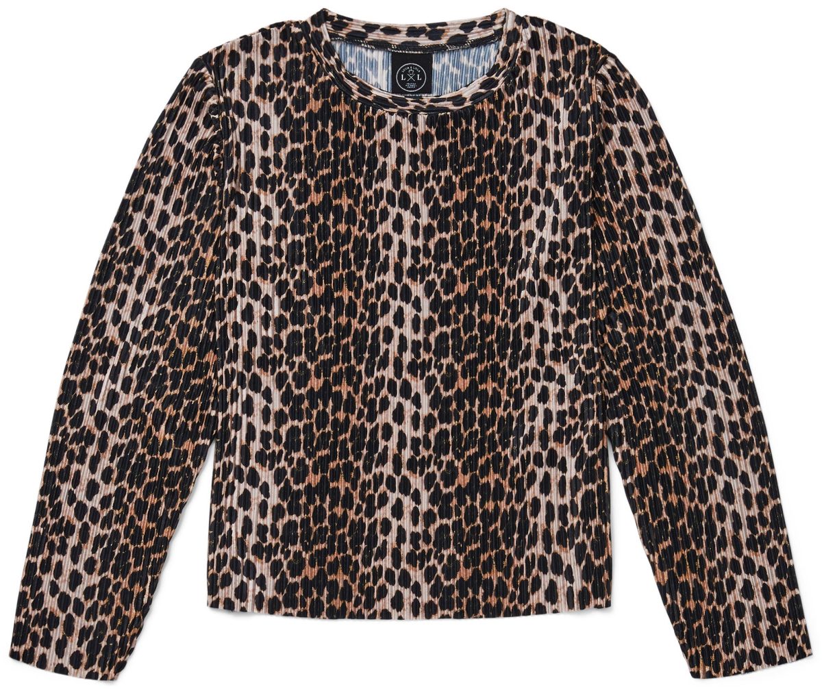 Luca &  Lola Elettra Långärmad Topp|Leopard 134-140