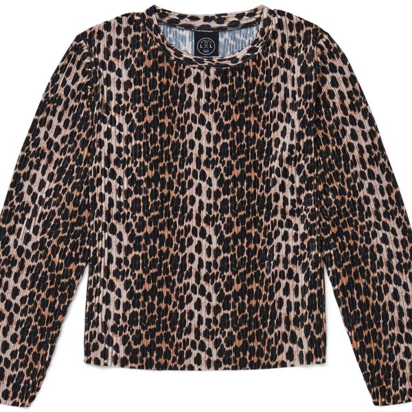 Luca &  Lola Elettra Långärmad Topp|Leopard 134-140