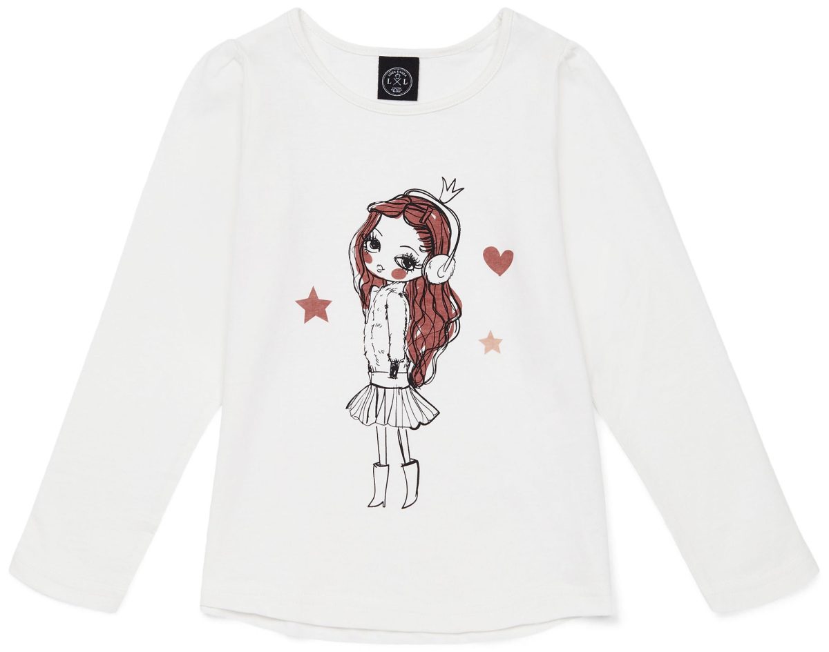 Luca &  Lola Fabianna Långärmad T-shirt|Offwhite 74