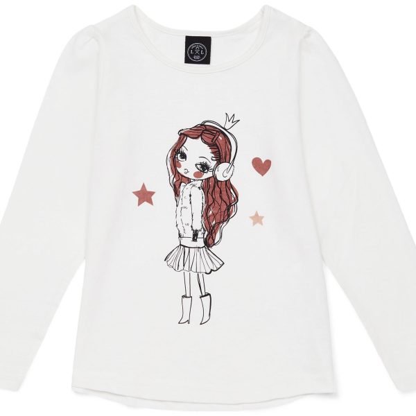 Luca &  Lola Fabianna Långärmad T-shirt|Offwhite 74