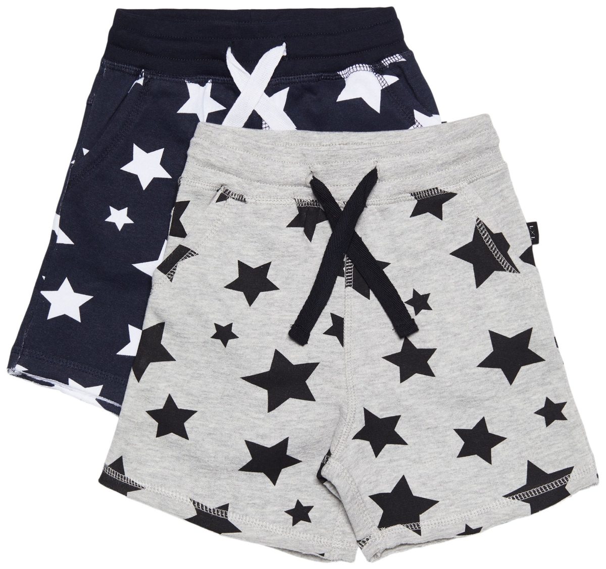 Luca &  Lola Fabriano Shorts 2-pack|Night Sky/Grey Melange 110-116