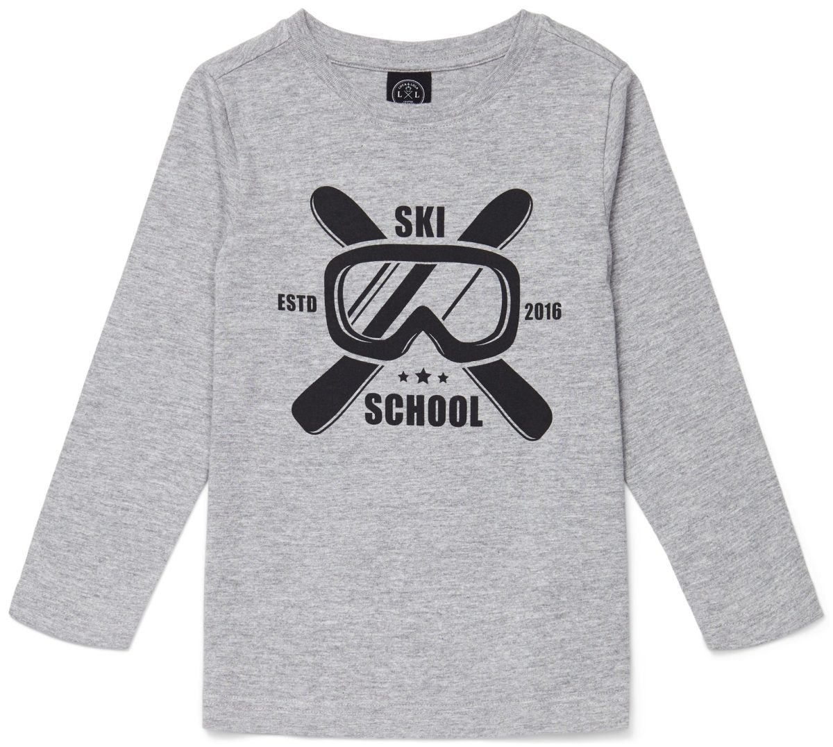 Luca &  Lola Gabriel Långärmad T-Shirt|Grey Melange 122-128