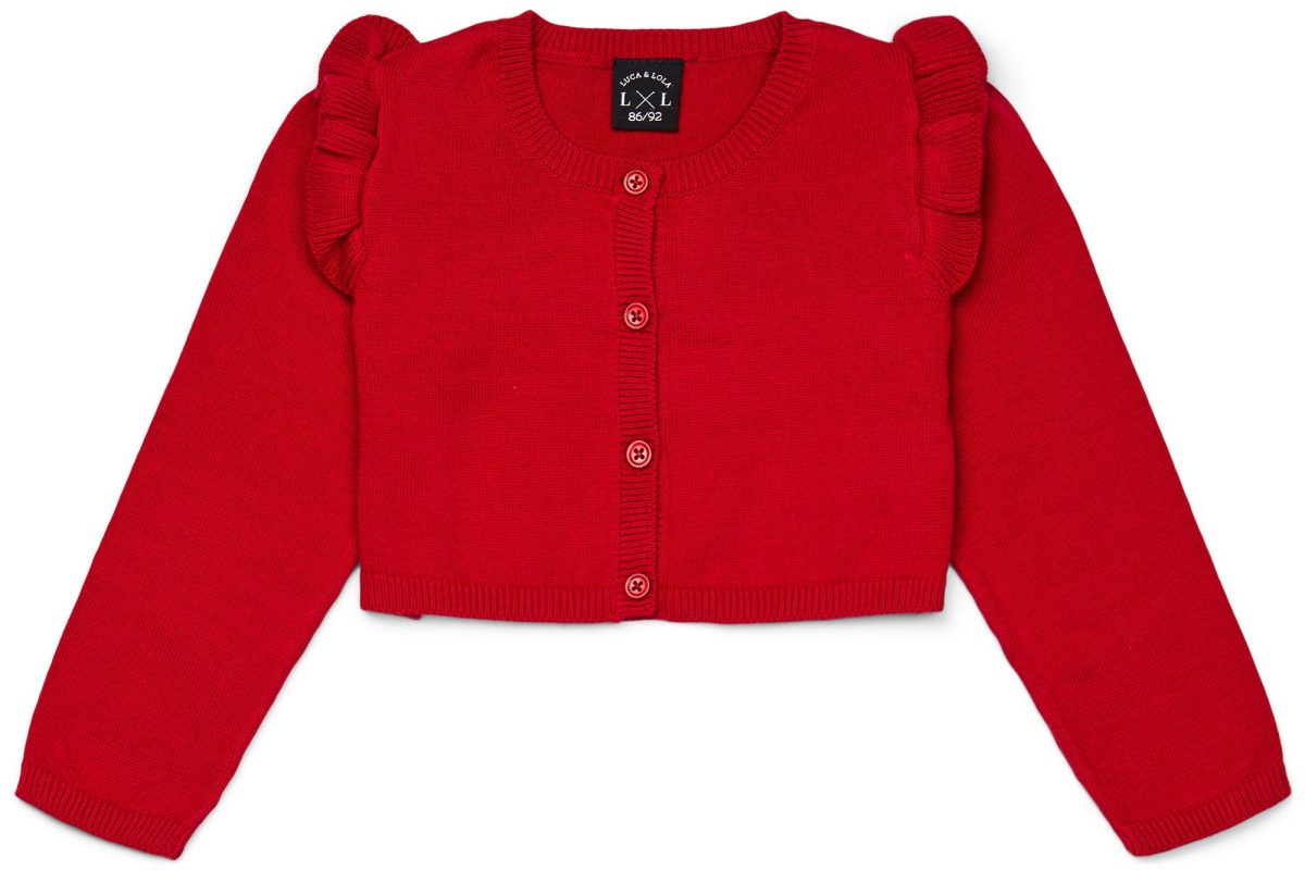 Luca &  Lola Giana Cardigan|Red 110-116