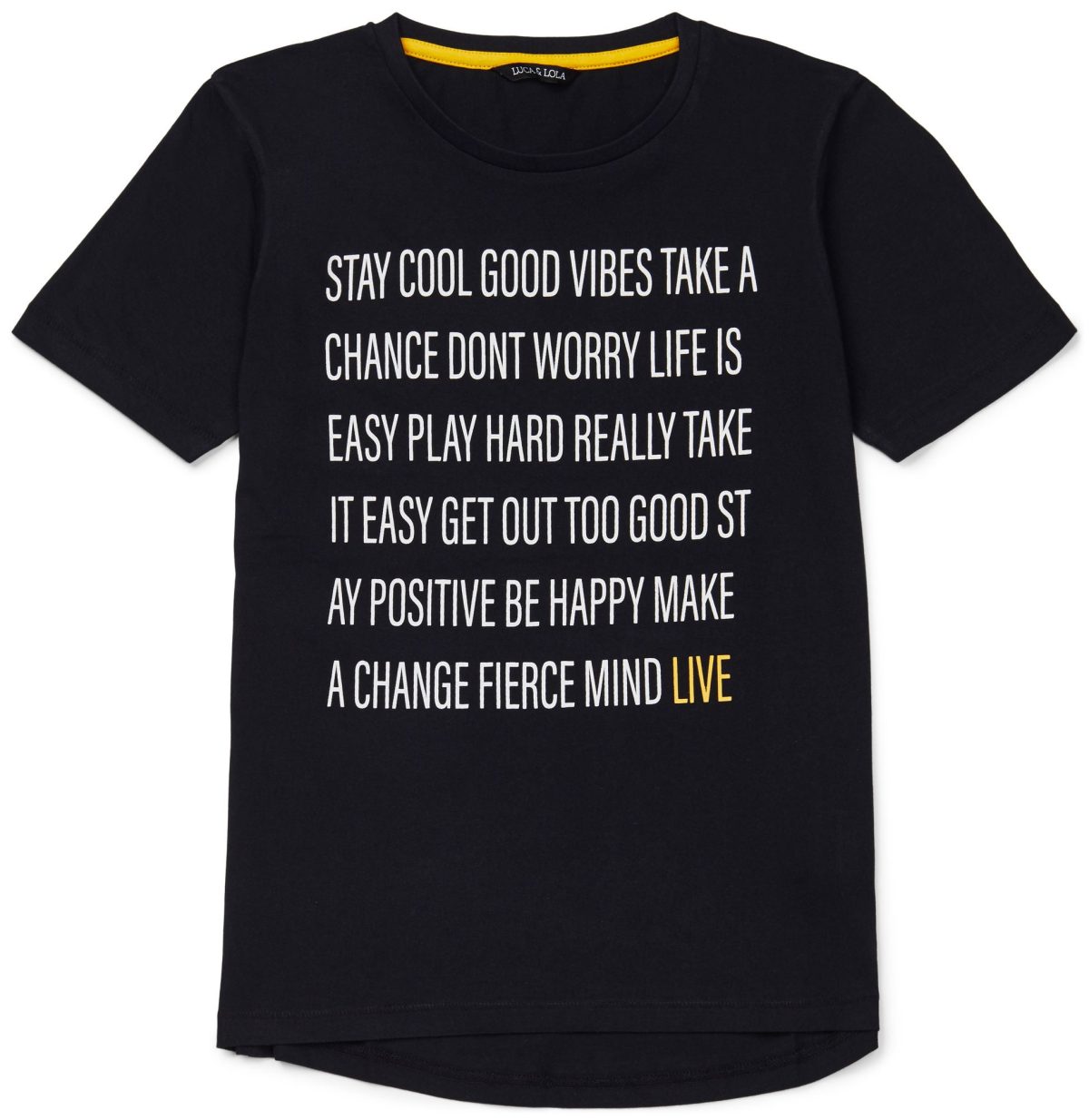 Luca &  Lola Gino T-Shirt|Black 134-140