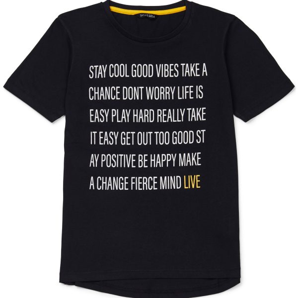 Luca &  Lola Gino T-Shirt|Black 134-140