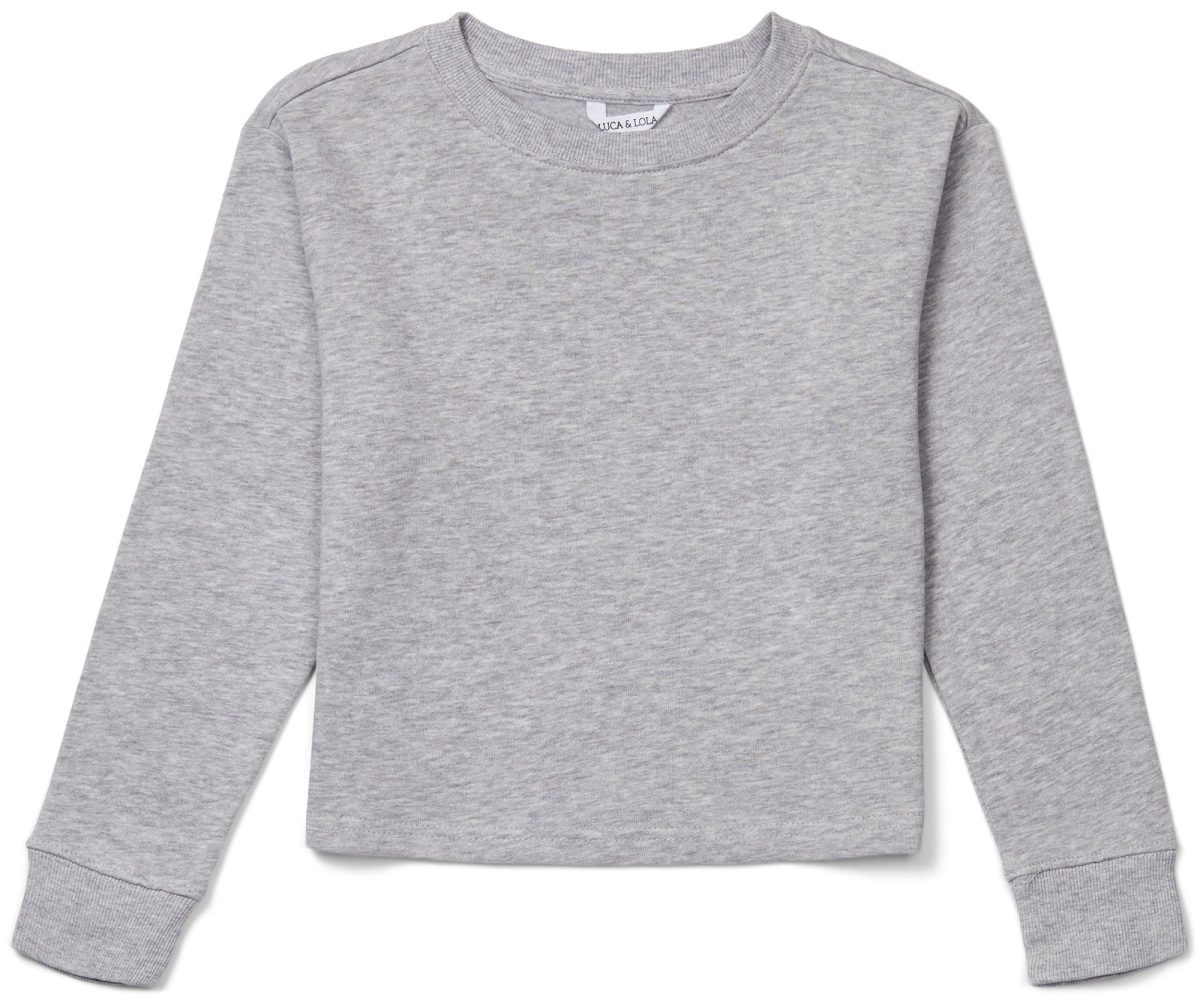 Luca &  Lola Hannah Tröja|Grey Melange 158-164