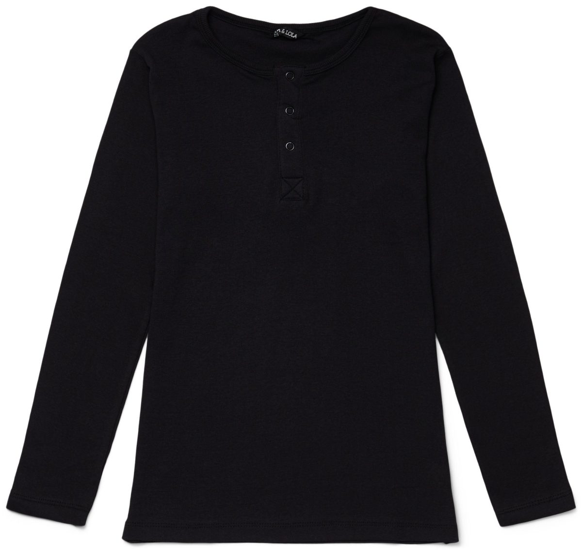 Luca &  Lola Jacopo Långärmad T-Shirt|Black 134-140