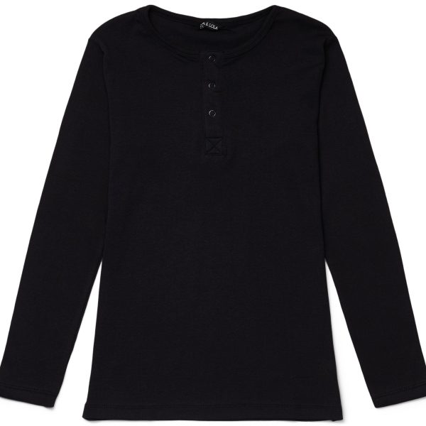 Luca &  Lola Jacopo Långärmad T-Shirt|Black 134-140