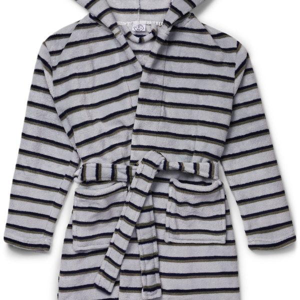 Luca &  Lola Jamie Morgonrock|Grey Stripes 134-140