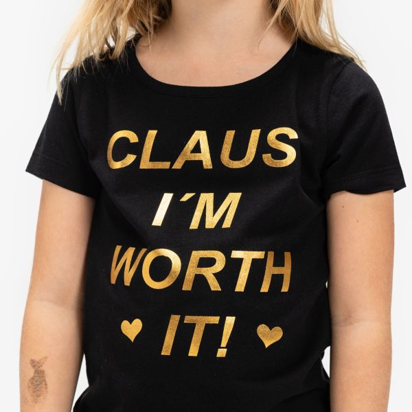 Luca &  Lola Långärmad T-shirt Worth It|Black 122-128