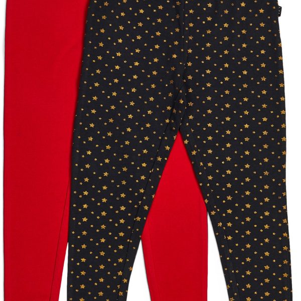Luca &  Lola Linda Leggings 2-pack|Tap Shoe/Red 74