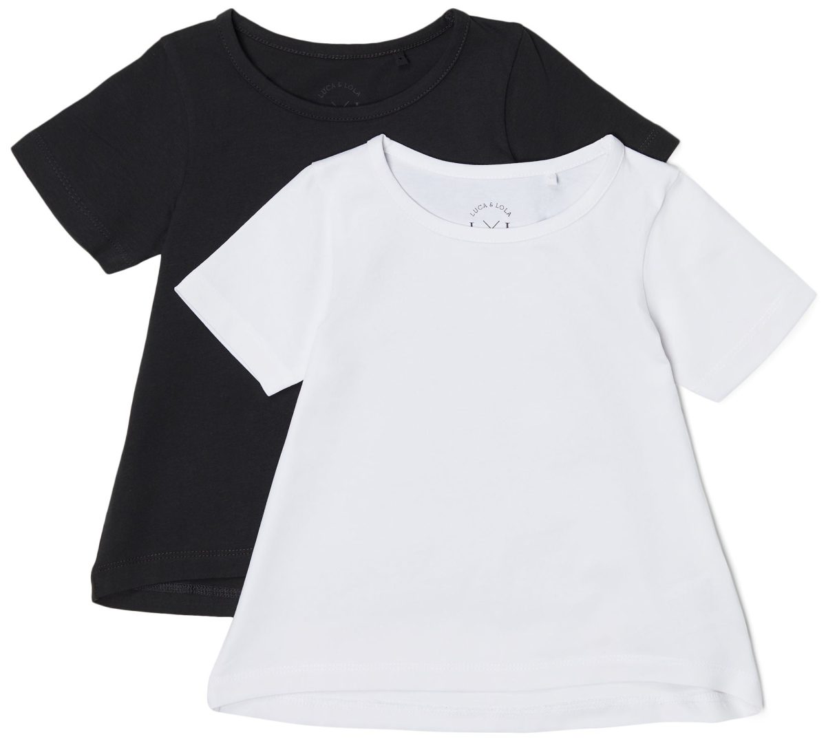 Luca &  Lola Malena Topp 2-pack|White/Anthracite 86-92