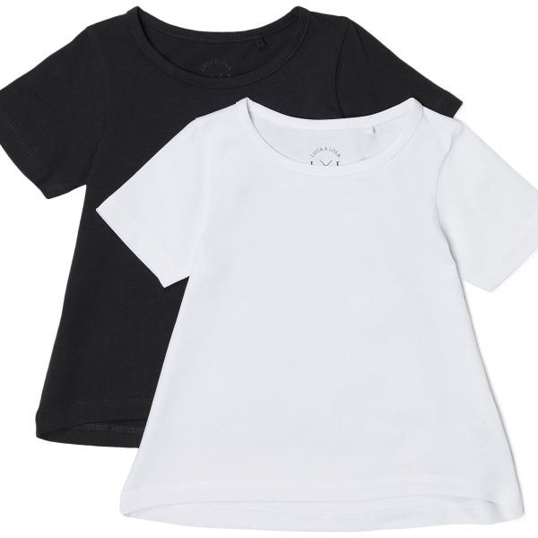 Luca &  Lola Malena Topp 2-pack|White/Anthracite 86-92